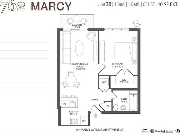 2nd image of 762 Marcy Ave #3B