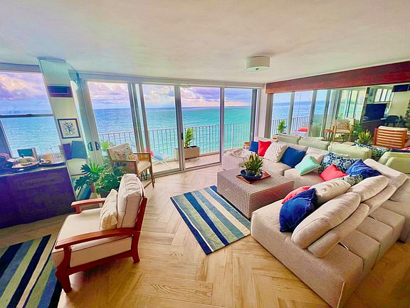Rare corner unit - ocean front views entire bay not just the water.