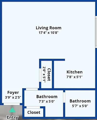 Floor plan Studio