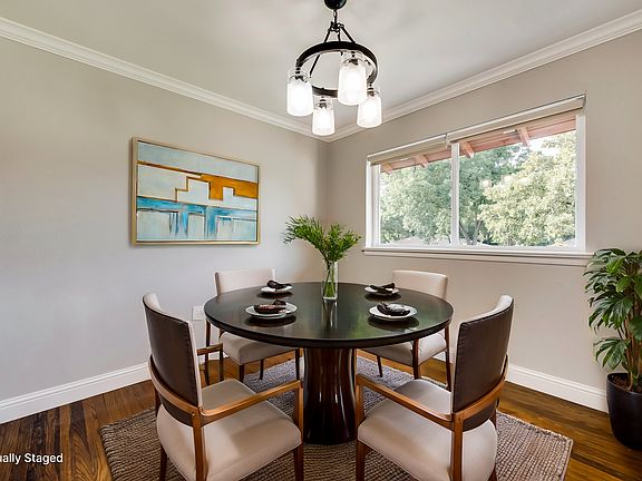 Virtually Staged Dining Room
