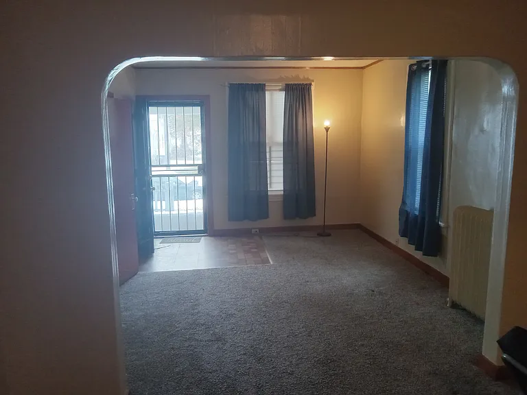 Dining Room looking into the Living Room (without furniture)