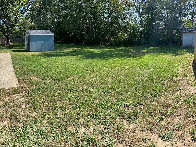 Generous yard