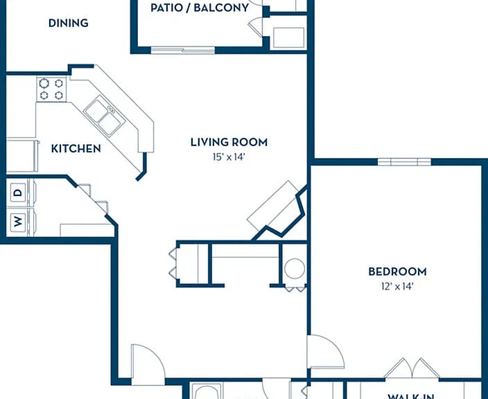 1 Bedroom | 1 Bath | 855 SF 1 Bedroom | 1 Bath | 855 SF