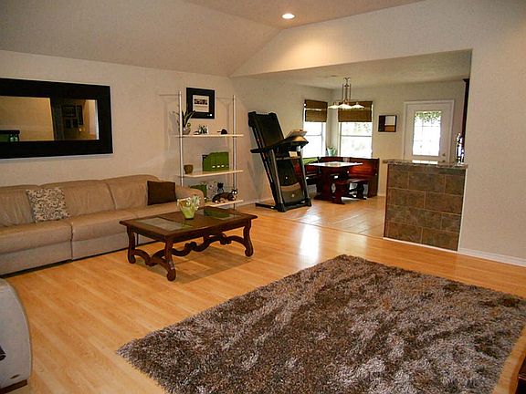 Here is the view from the front door of the open floor plan.