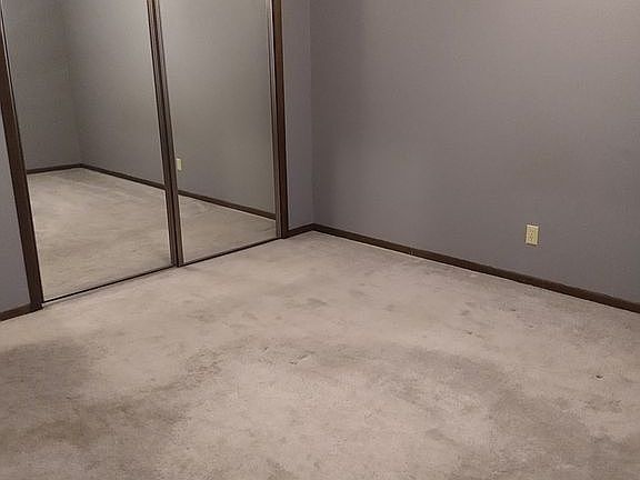 Master bedroom with large closet