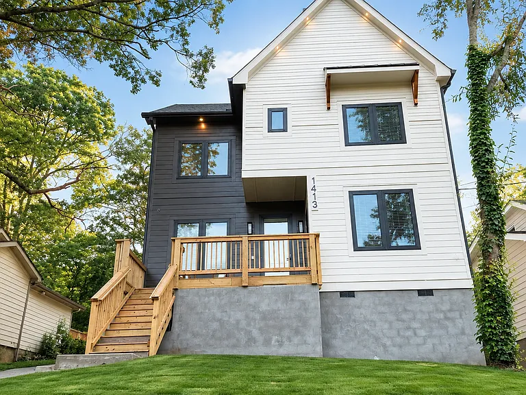 Pull up to your grand, brand new estate with exterior lighting, plush landscaping and an inviting porch.