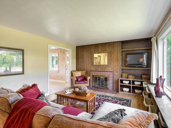 Hardwoods in living room