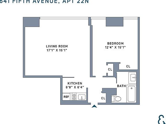 2nd image of 641 5th Ave #22N