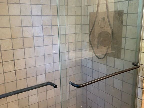 Large walk in shower