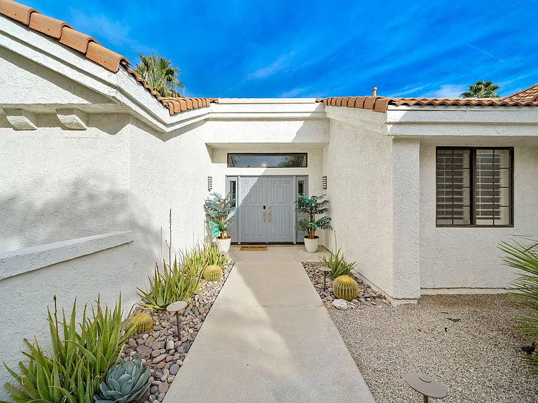 Front of home.