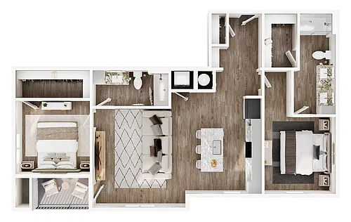 Floor plan Keller