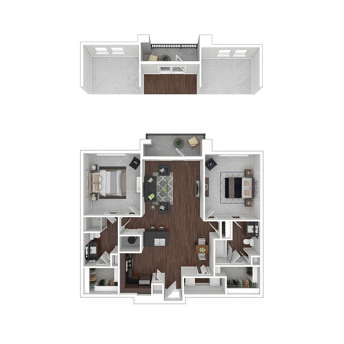 Floor plan B3 District