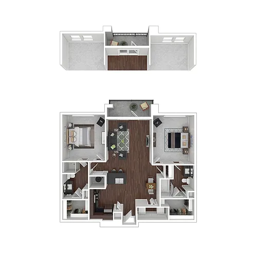 Floor plan B3 District