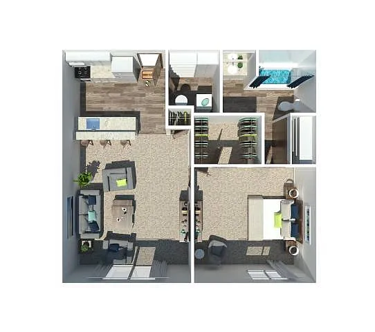 Floor plan Villa1