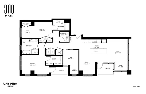 Floor plan PH4