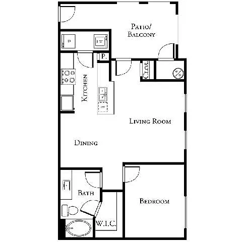 Floor plan 1B1