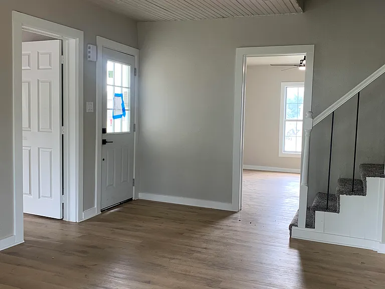 Living Room Looking into 2 downstairs bedrooms