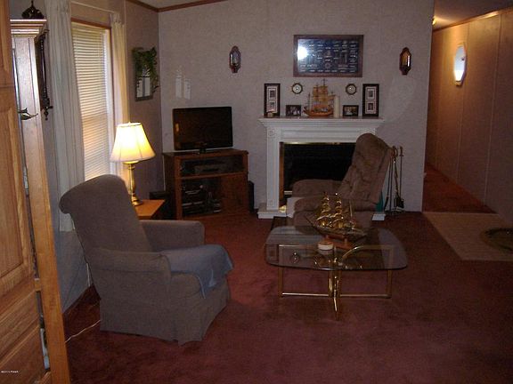 Living Room with Fireplace 