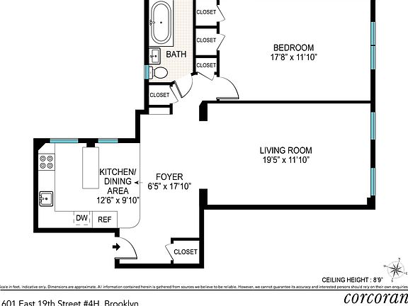 5th image of 601 E 19th St APT 4H