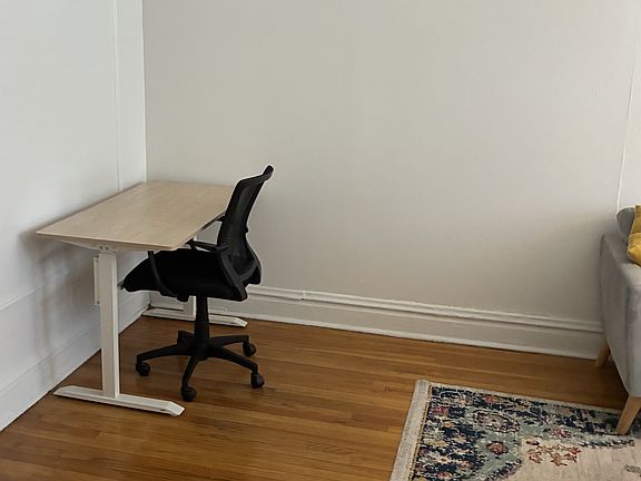 Space for work/study area in living room.
