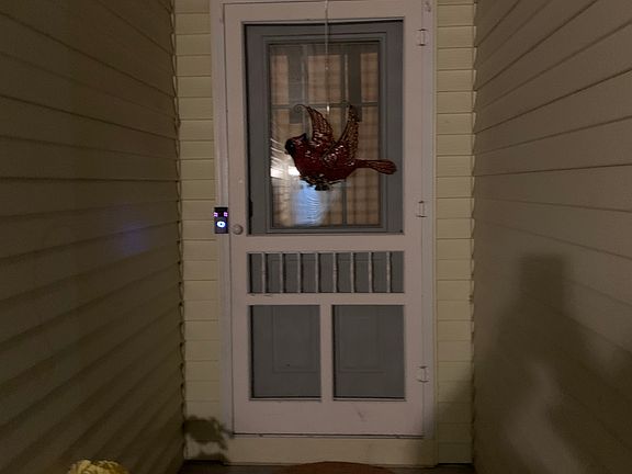 Protected front entrance