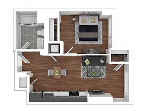 Floor plan 1-B