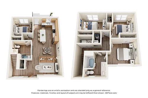 Floor plan 4B Townhome