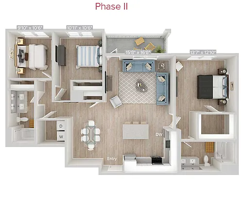 Floor plan C1U