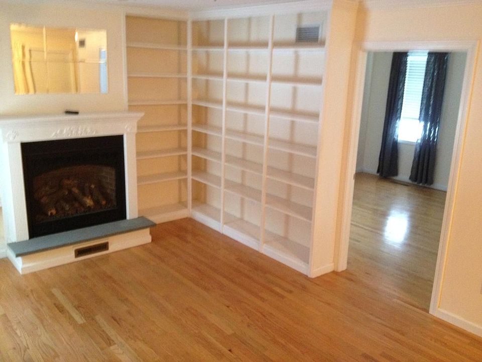 Living room with view of bedroom