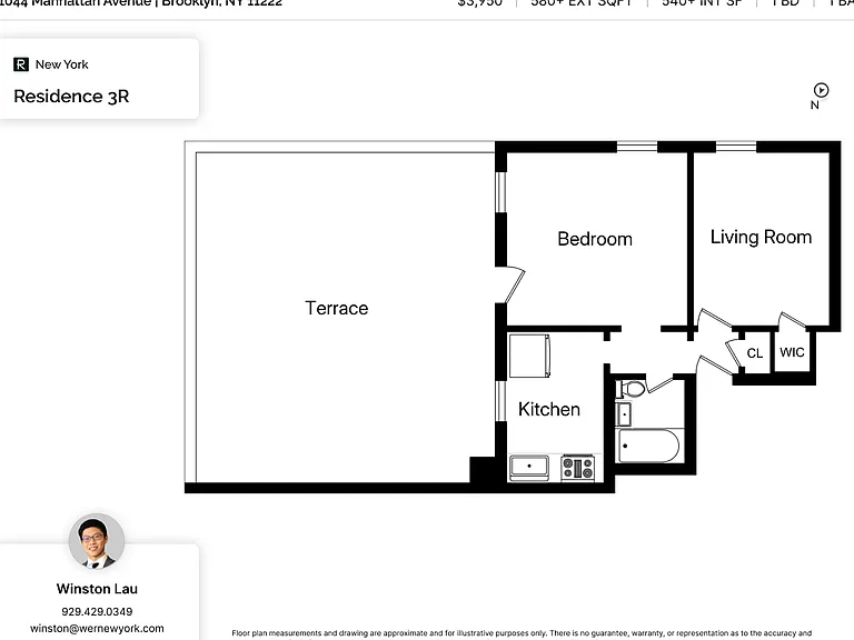 1044 Manhattan Ave #3R — Photo 2