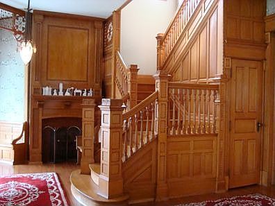 Grand front hallway