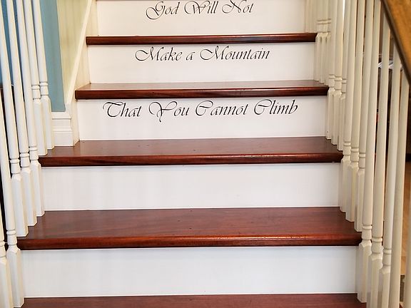mahogany staircase