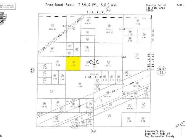 0 Near Power Line Rd, Barstow, CA 92311