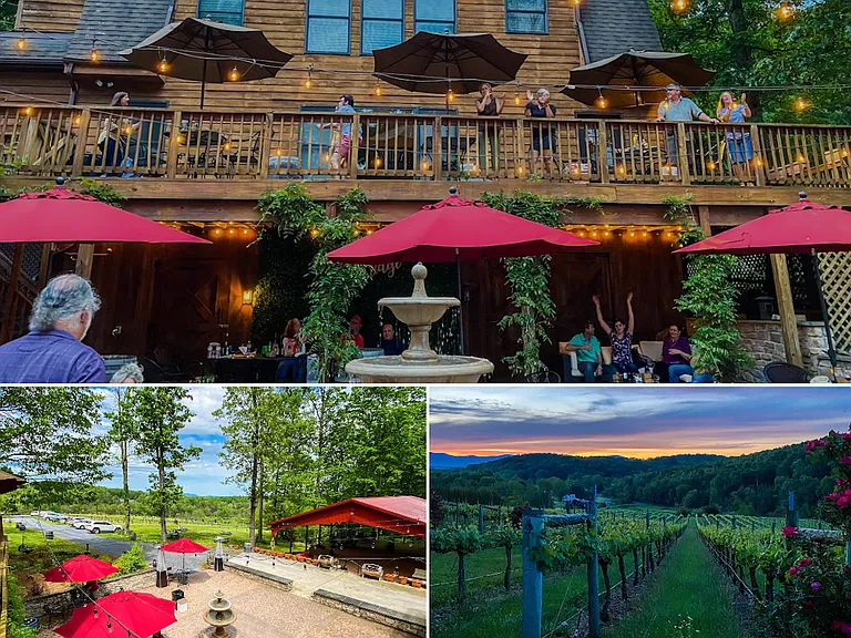 Near many wineries like Cave Ridge Vineyard