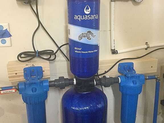 Whole house water filtration
