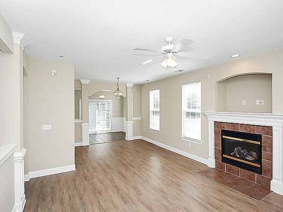 Living and dining areas, with the breakfast area in the far back