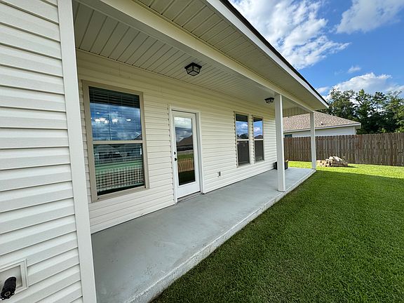Covered back porch