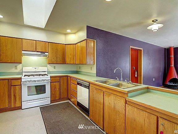 Kitchen and door to the Office