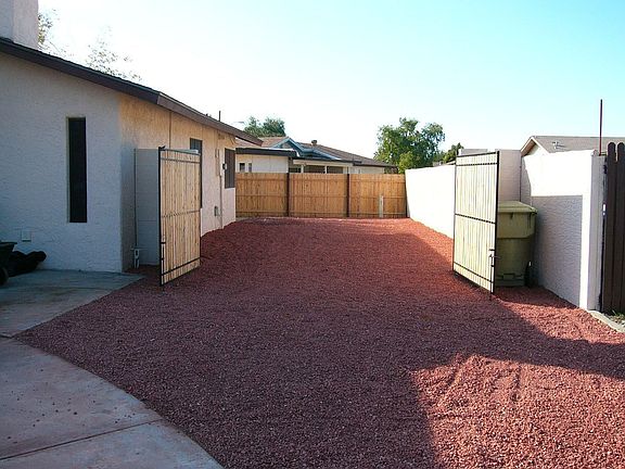 RV gate and side driveway