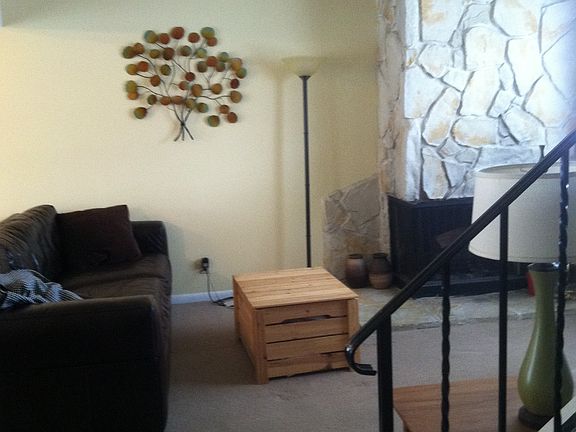 View from stairs