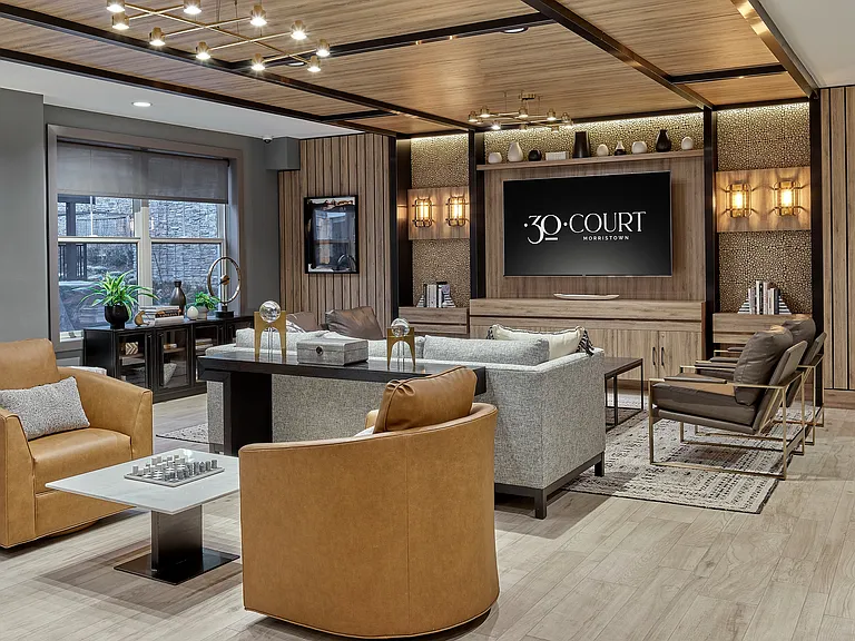 Experience refined comfort in our stunning clubhouse lounge, perfect for relaxation and entertainment.