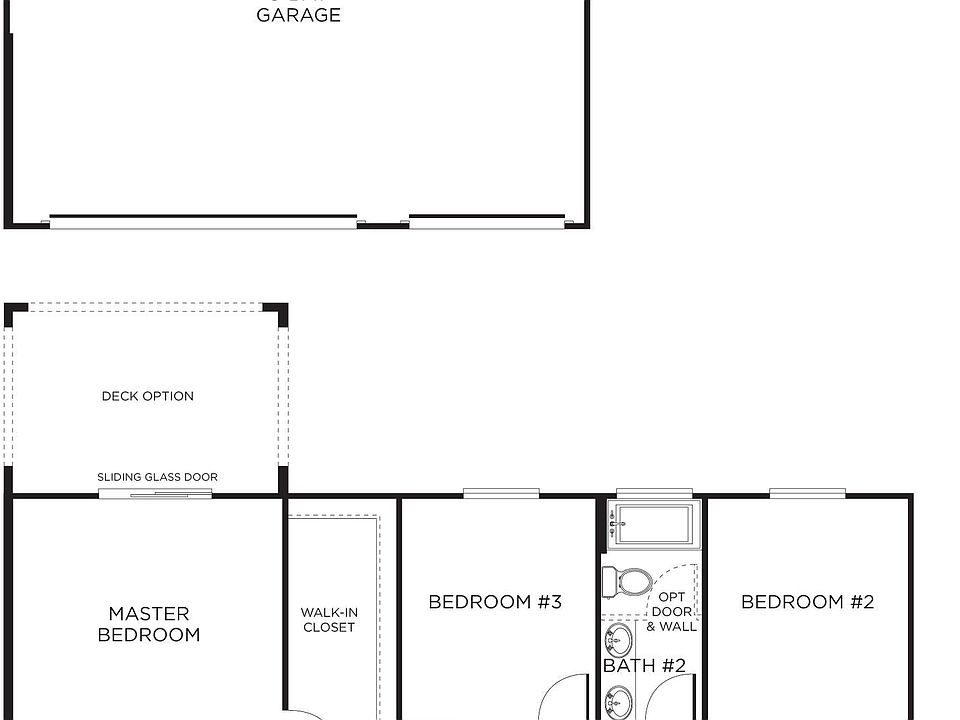 Crest View - Plan 1XC - Floorplan