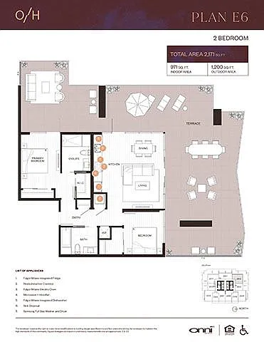 Floor plan Plan E6