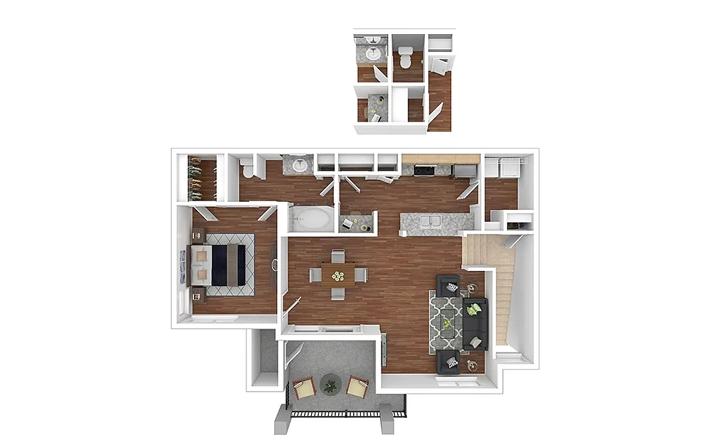 Floor plan Collins