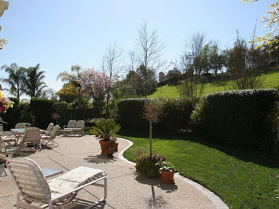 private backyard