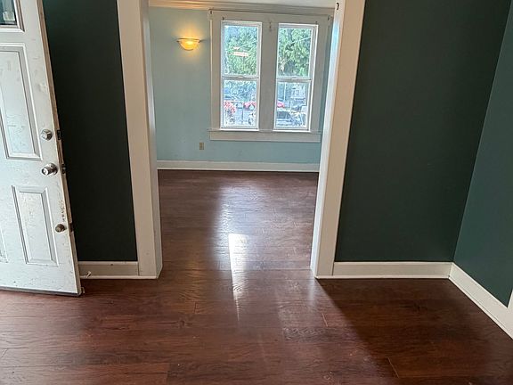 Living room with dining room