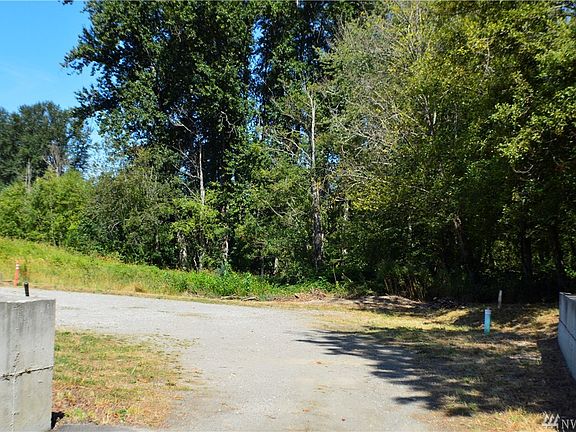 End of driveway is a view of buildable property. 