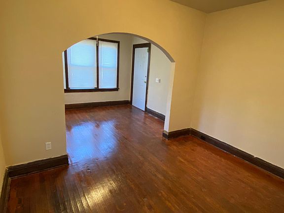 Dining room looking into living room