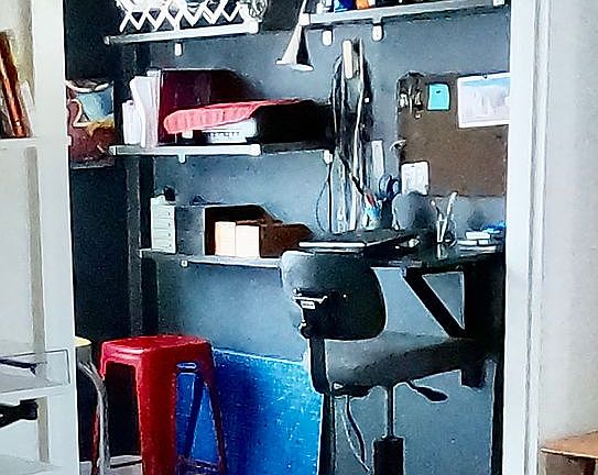 new standing desk / office 