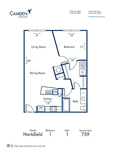 Floor plan Hartsfield